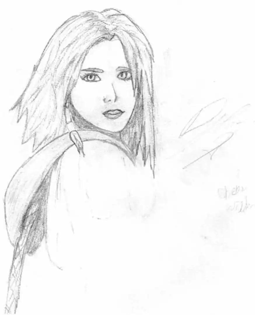 Yuna fan art sketch