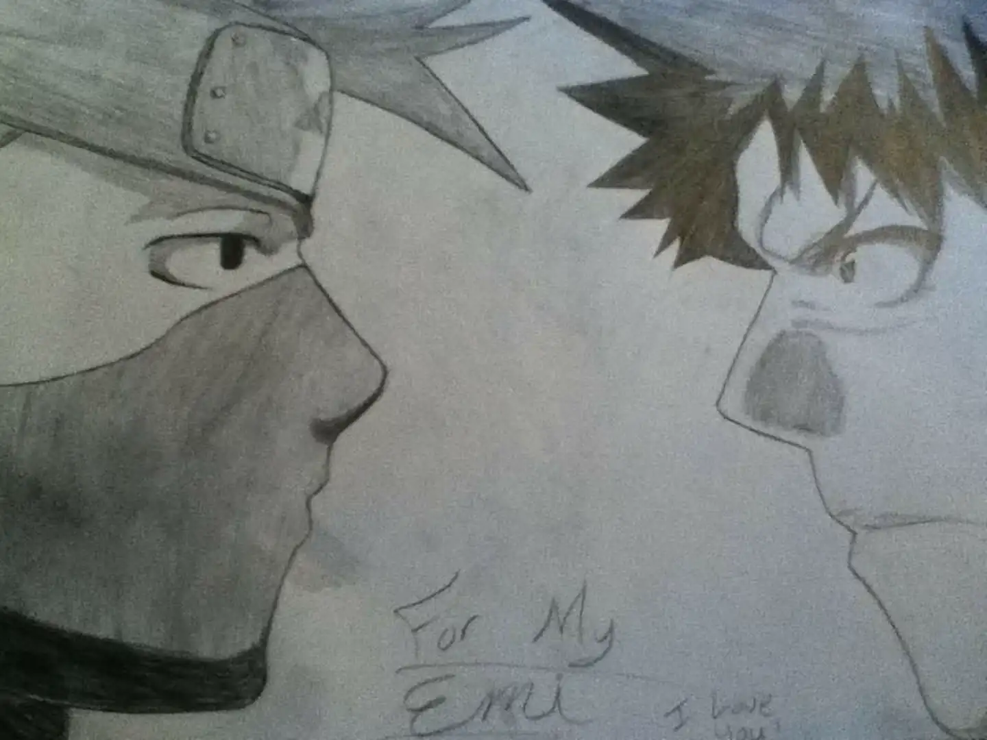 Kakashi and Ichigo fan art